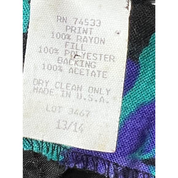 Jeffrey & Dara By Linda Hutley Whimsy Cottage Fall Floral Quilted Crop Jacket L - Picture 7 of 7